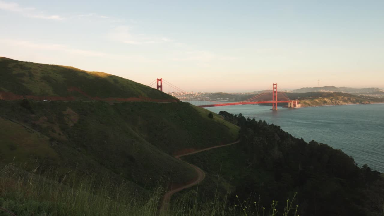 Golden Gate Bridge Sunset Landscape