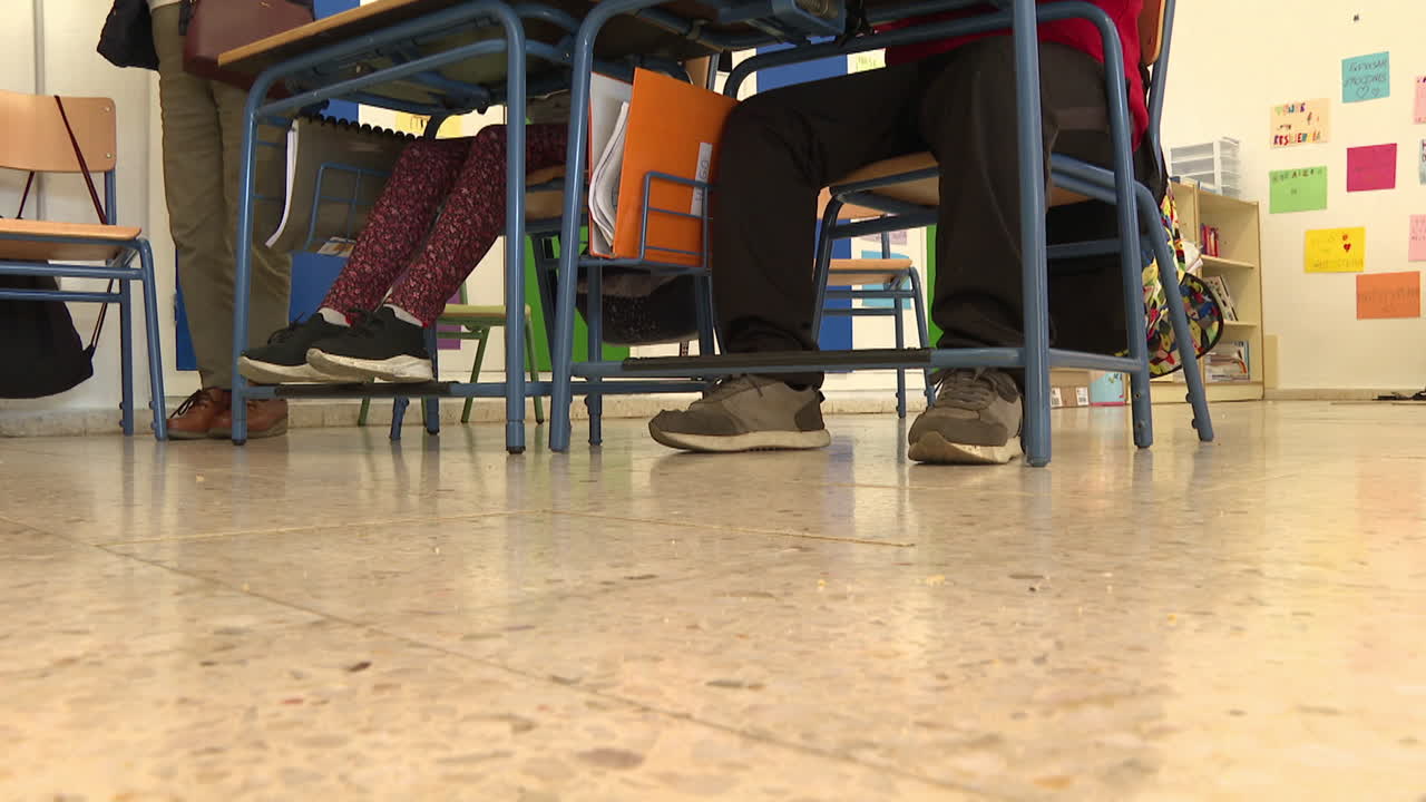 estudiantes en un aula