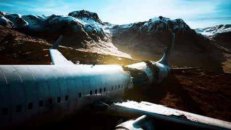 plane-crashed-on-a-mountain