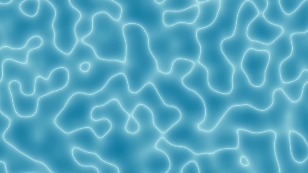 화려한 배경을 형성하는 줄무를 바꾸는 결정적인 수영장에서 밝은 파란 물이 흔들리는 멋진 풍경