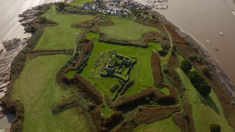 vista aérea de james fort drone kinsale irlanda 02
