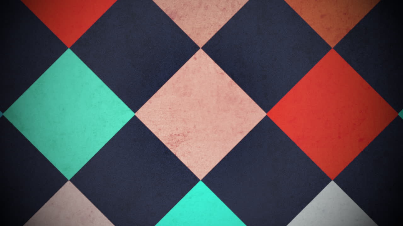 patrón de cuadrados de colores de movimiento 7
