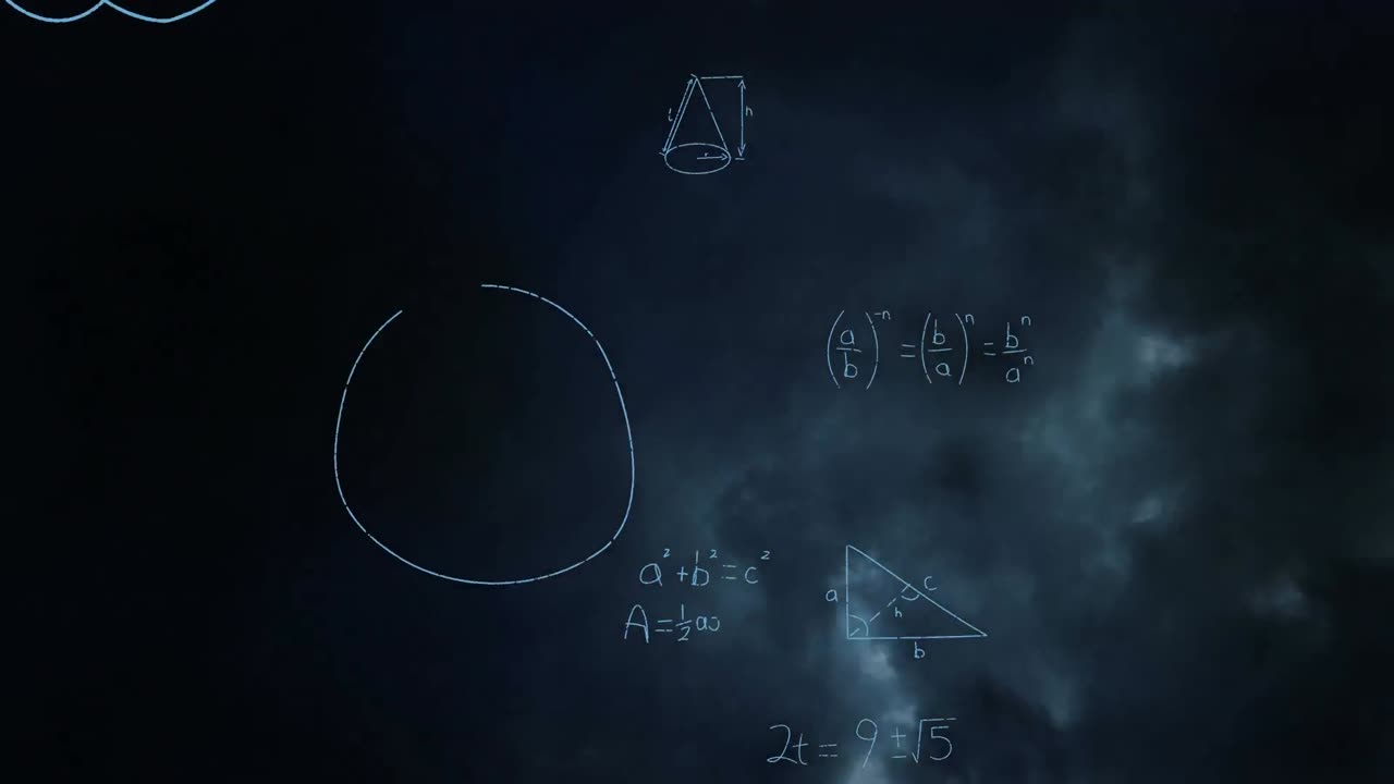 ecuaciones matemáticas y truenos