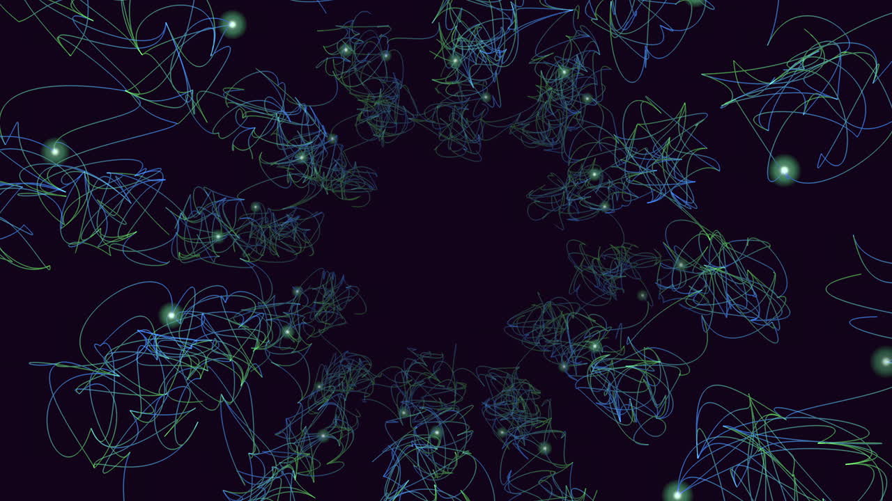 Sleek blue line pattern on a black background versatile design element for websites and products