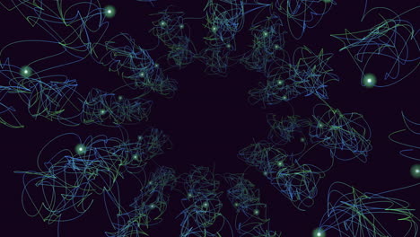 sleek blue line pattern on a black background versatile design element for websites and products