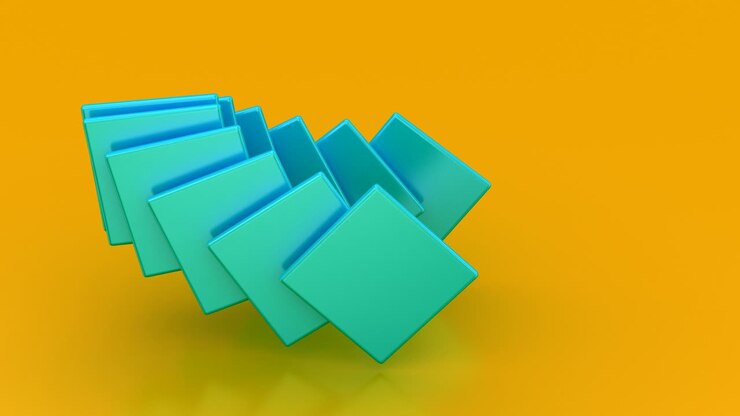 Animated Rhombuses Background