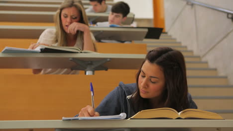 students sitting while learning