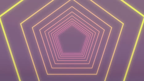 Animación-Del-Túnel-Brillante-De-Neón-Sobre-Fondo-Morado.