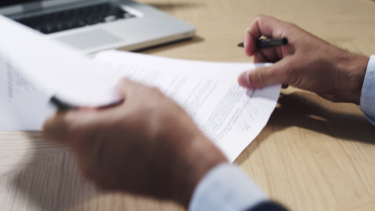 el cierre de la firma