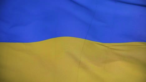 the-shot-of-a-Ukrainian-flag-flapping-in-the-wind