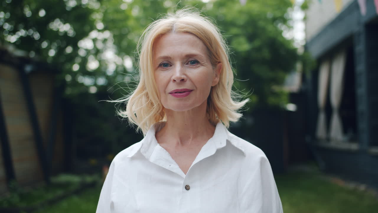 Portrait of a happy woman