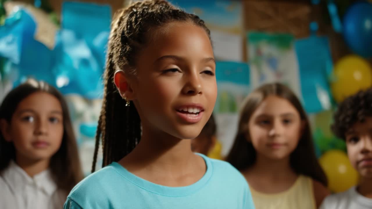 Children in a classroom setting