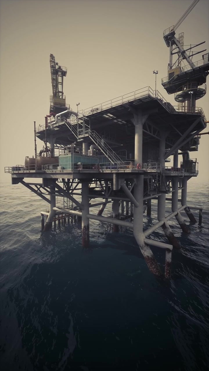 Exploring the ocean with a massive energy producing oil rig