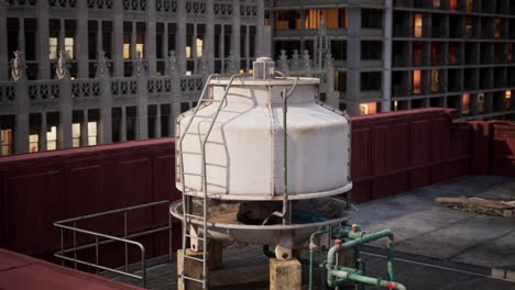 new york water tower tank detail