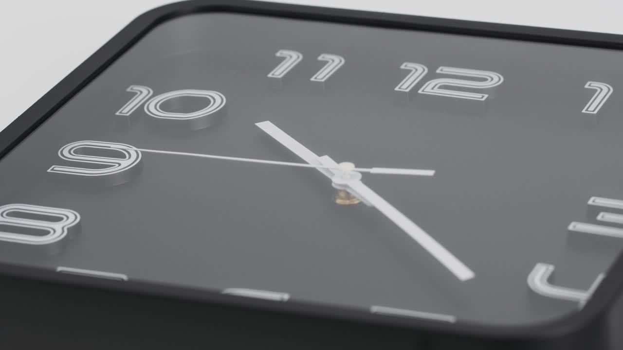 Wall clock 10.23 am. or pm.