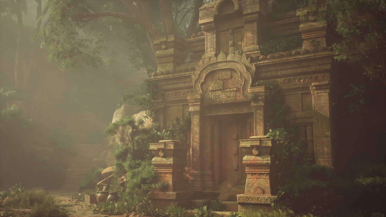 edificio abandonado en lo profundo del bosque