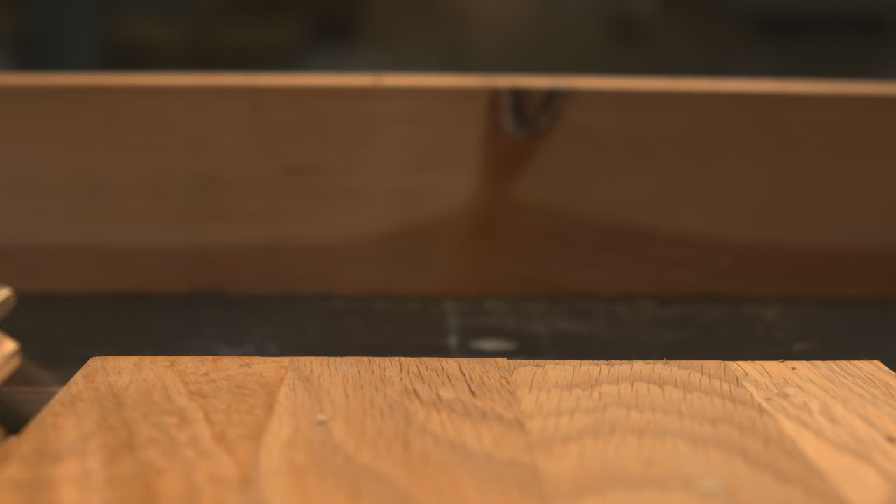 Cutting wood with a table saw