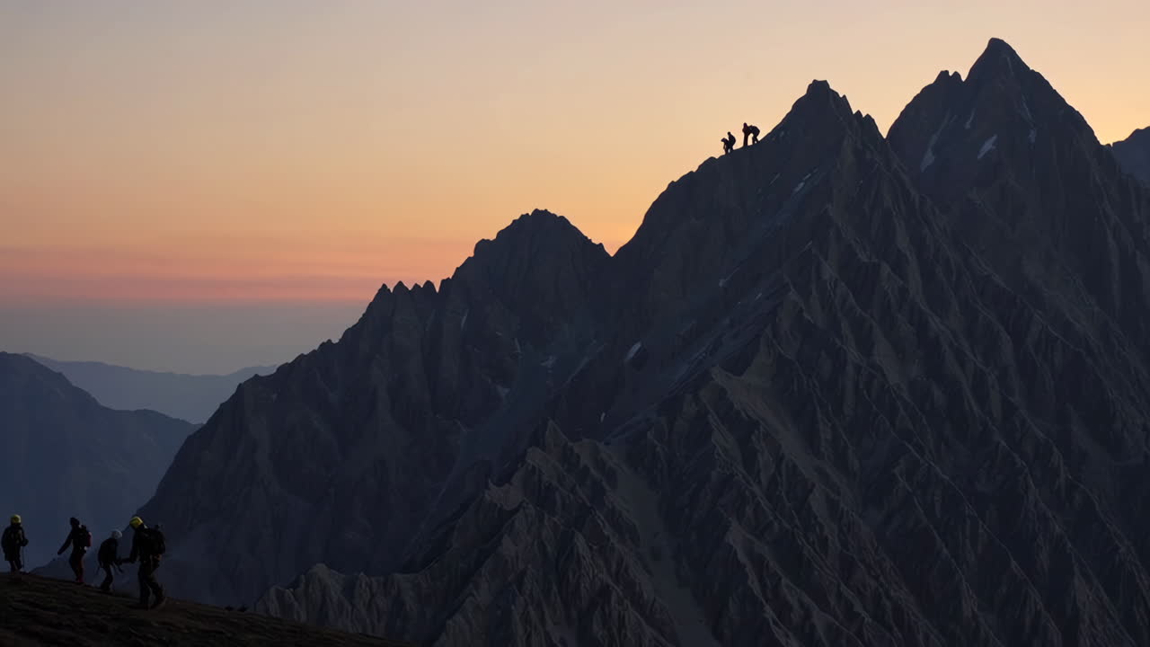 Alpinismo all'alba