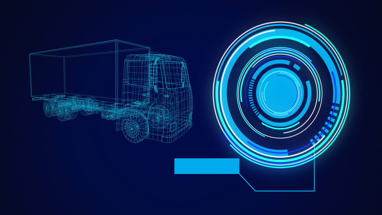 animación de dibujos de automóviles en 3d, escaneo de alcance y procesamiento de datos