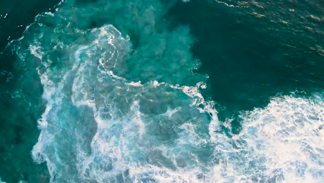 turbulent waves with sand and water mixing