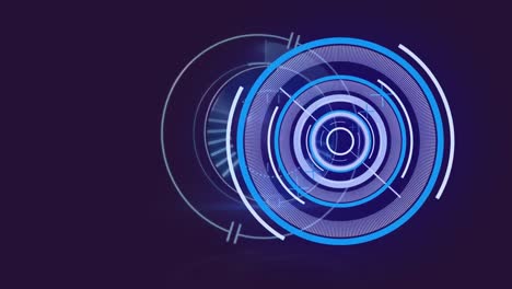 animación del alcance de la exploración sobre un fondo oscuro