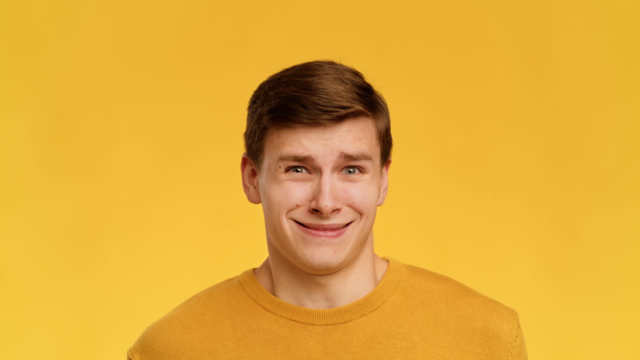 Man with Disgusted Expression