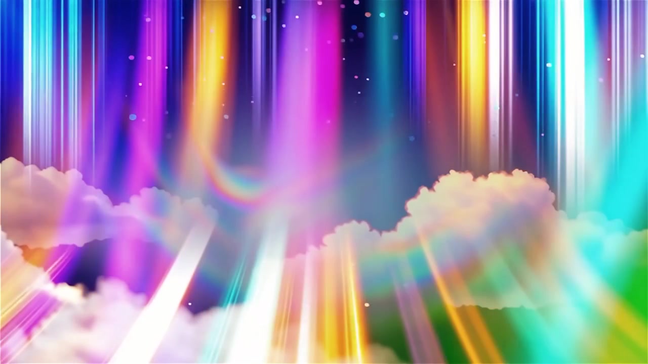 キリスト教の天国の光の礼拝背景