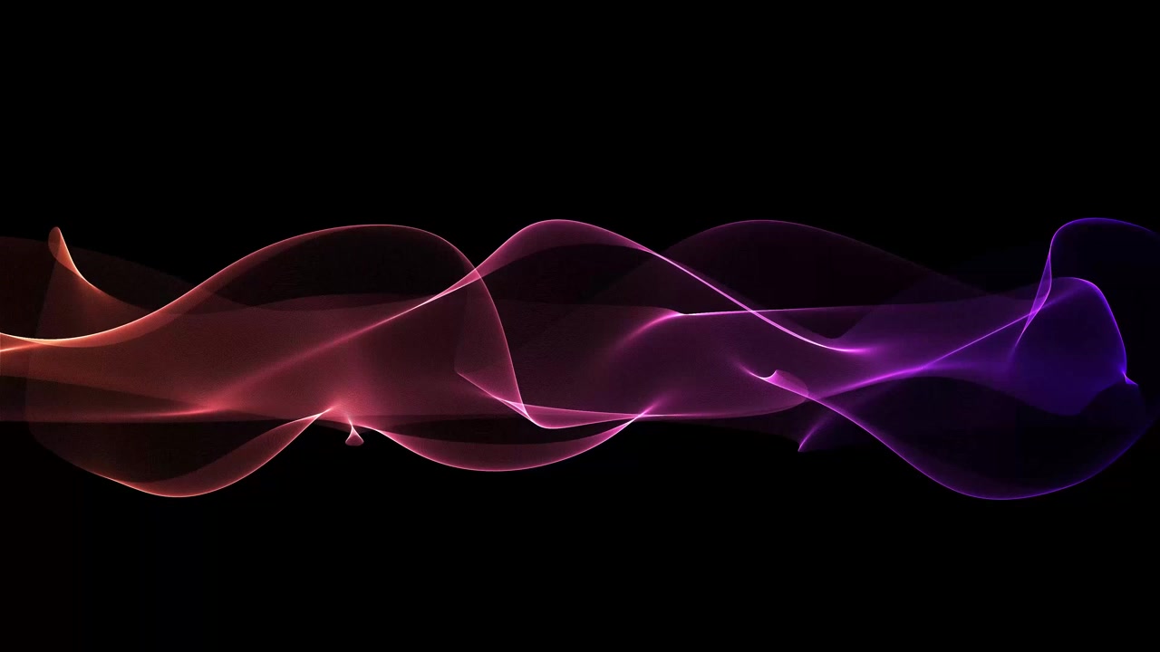 Abstract Flowing Light Waves in Pink and Purple
