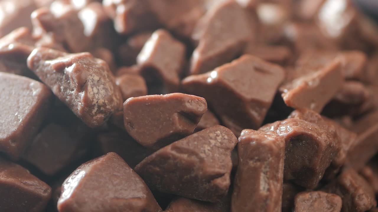 Chocolate candy pieces