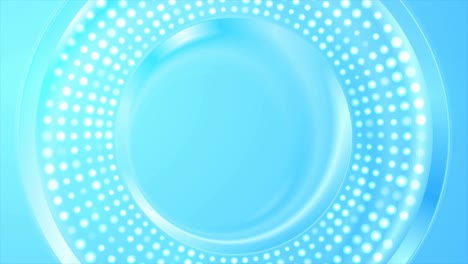 bright blue shiny sparkling dots abstract motion background