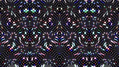 Beautiful abstract kaleidoscope that shines, a radiant light that regulates the subtle movements