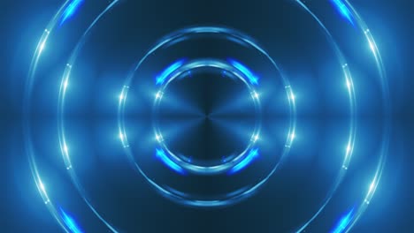 computer generated fractal blue kaleidoscopic backdrop of twinkling blue lights, 3d rendering