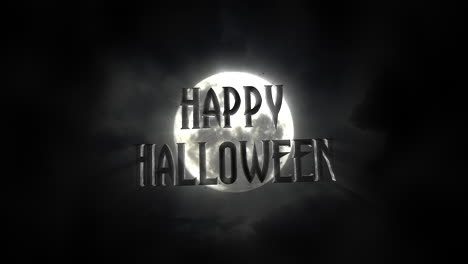 Animationstext-Happy-Halloween-Und-Mystische-Animation-Halloween-Hintergrund-Mit-Dunklem-Mond-Und-Wolken