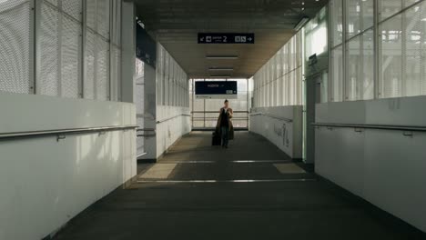 train station corridor