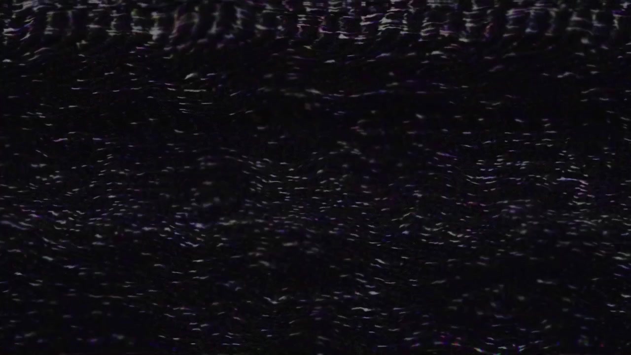 TV Static and Glitches on a Black Screen