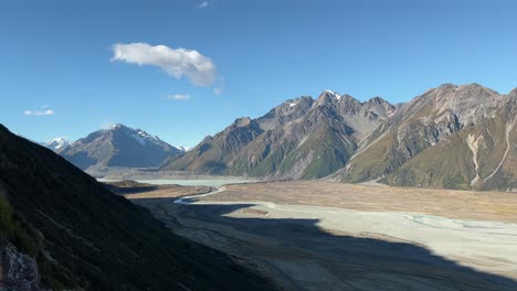 Tasman-Lake-Und-Braided-River-Vom-Mount-Wakefield-Im-Mount-Cook-Nationalpark-Aus-Gesehen