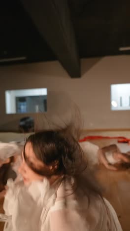 Contemporary Dance Performance by Three Women