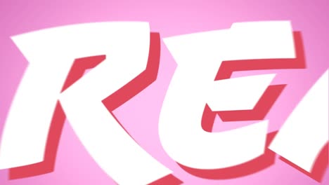Animation-Von-„Get-Ready“-Text-über-Formen-Auf-Rosa-Hintergrund