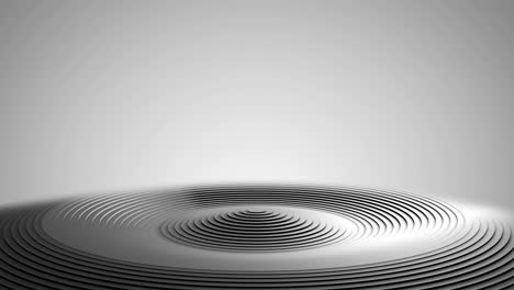 animación de círculos grises que se mueven en un bucle sin costuras sobre un fondo gris