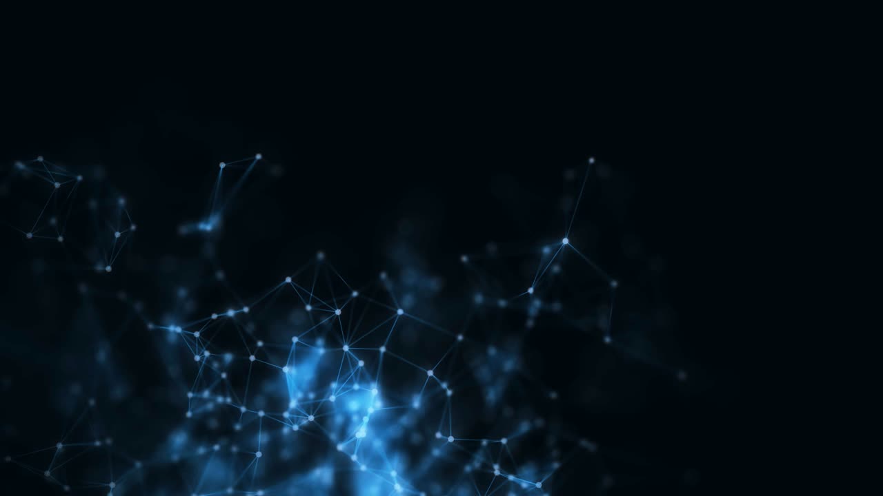 4K Abstract Molecular Mesh.