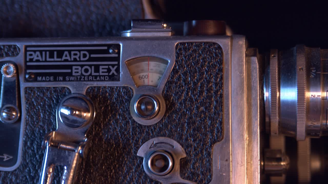 cámara de película bolex de 16 mm