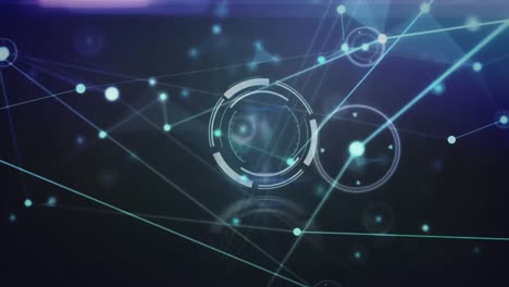 animation of scope scanning over network of connections