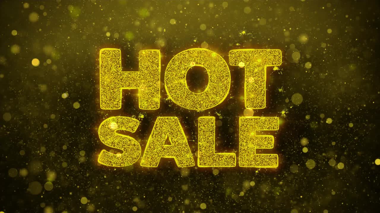 Hot Sale Glitter Text Graphic Design