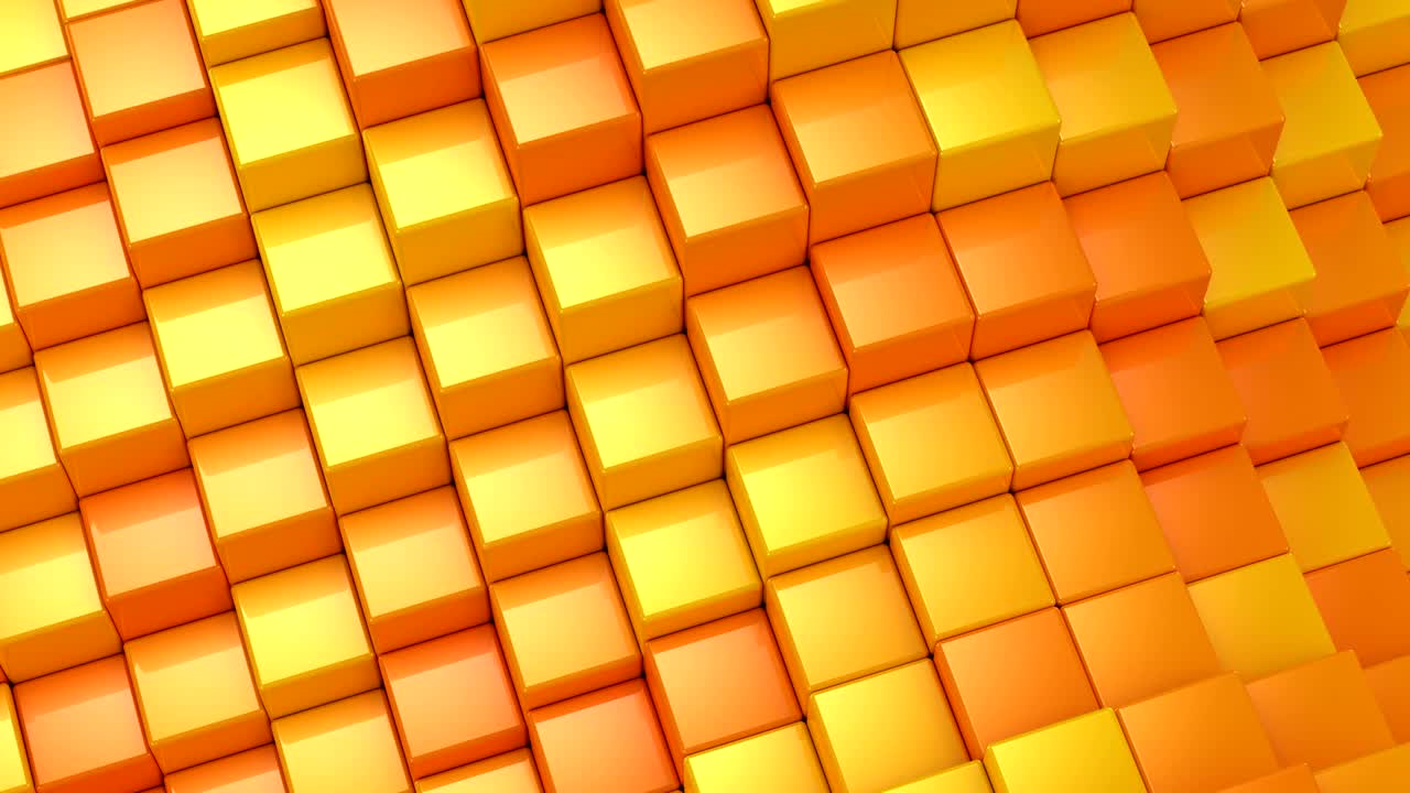 los cubos formaron una onda