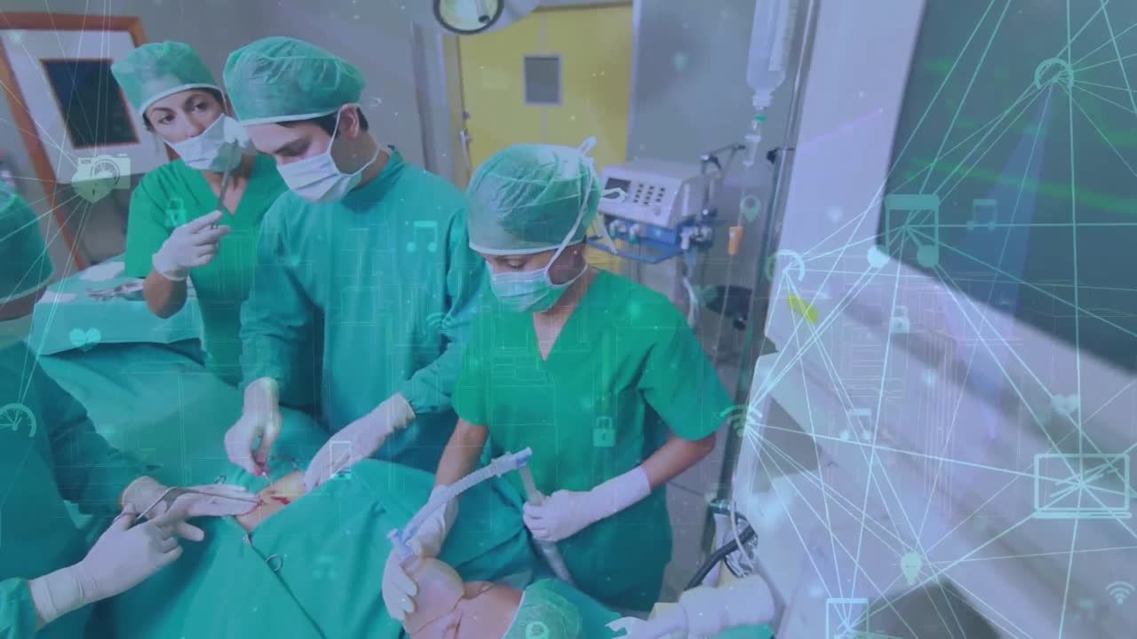 animación de la red de conexiones a través de la red de personas diversas