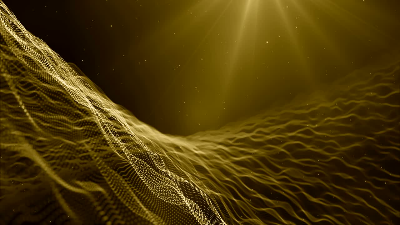 입자 금 반이는 보케상 먼지 추상적인 배경 루프