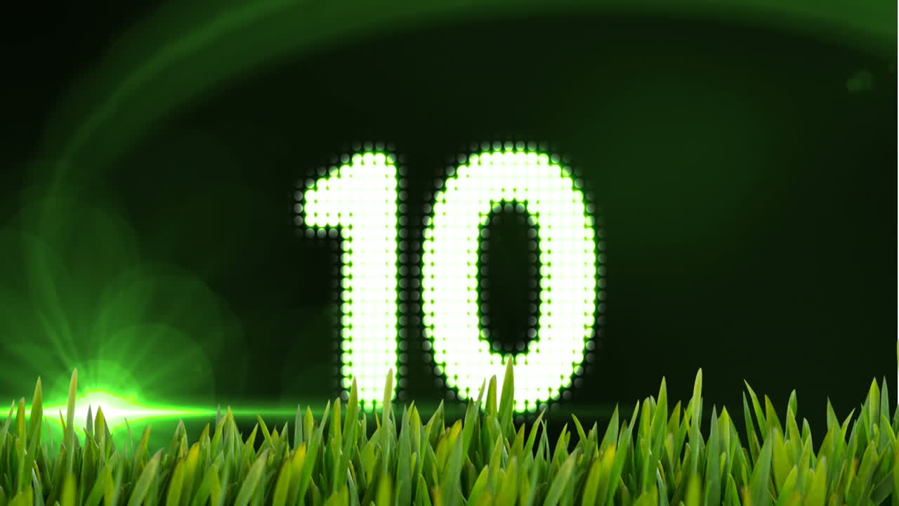 video animado de cuenta atrás en 4k