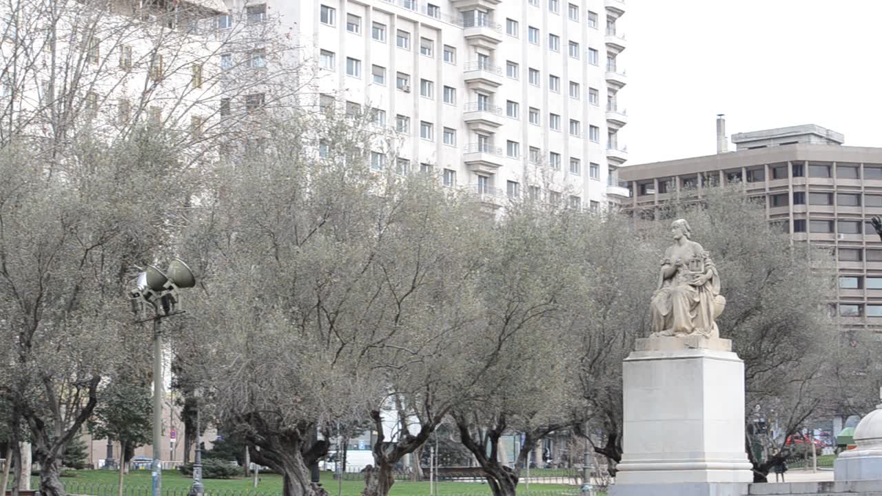 Praça de Espanha em Madrid - Dom Quixote e Sancho Pança (Espanha)