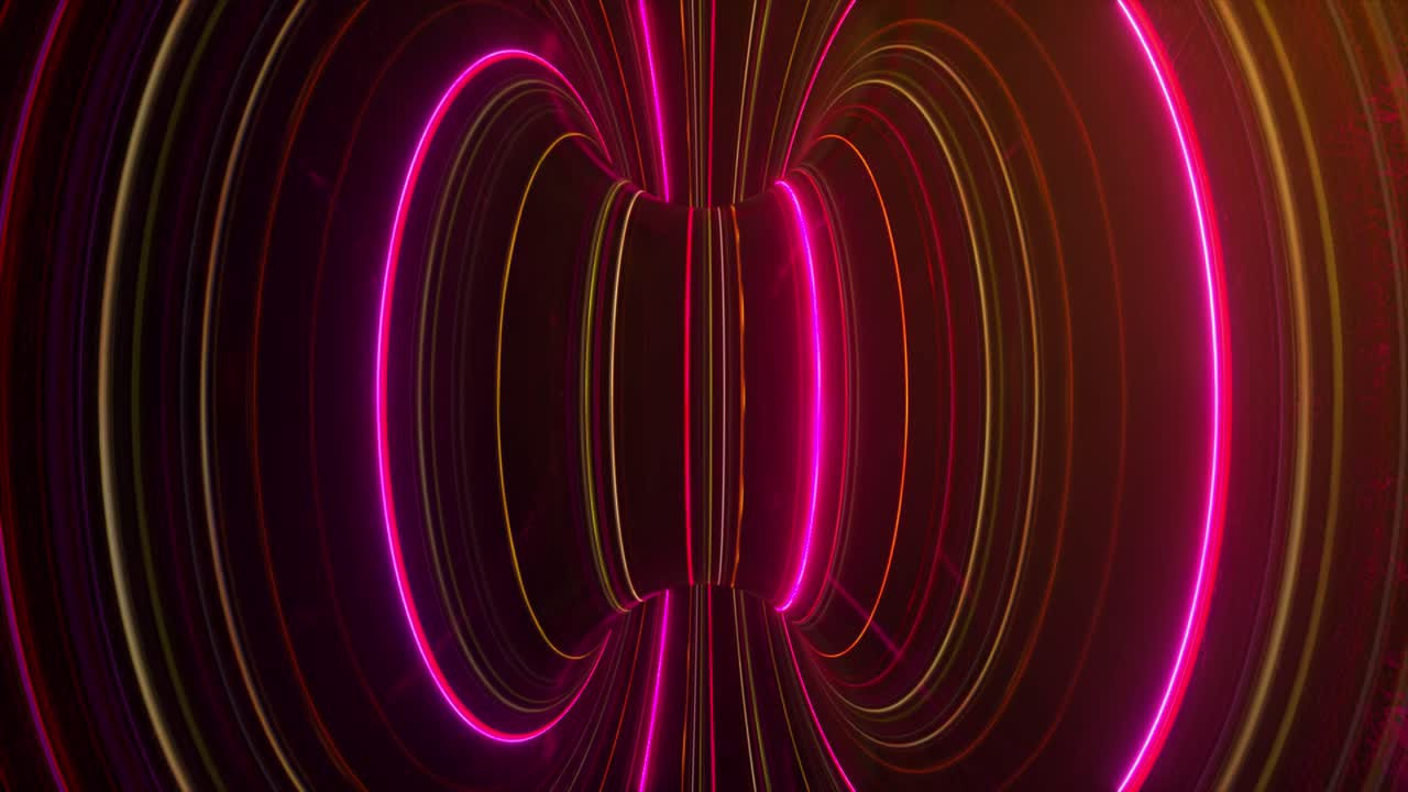 Neon Tunnel Visual Art