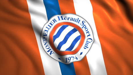 flag of montpellier hérault sport club